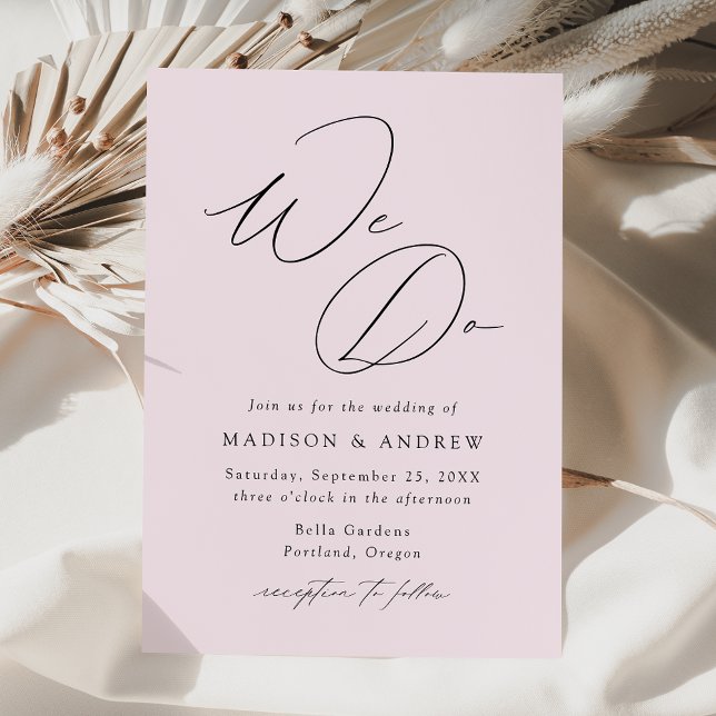 Invitation Faire Mariage Lavande Élégant Moderne (Créateur téléchargé)