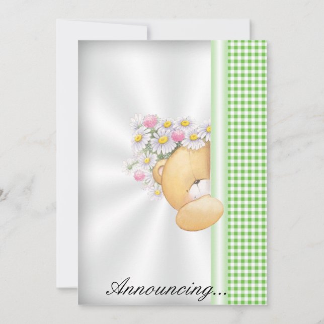 Invitation Faire-part bébé (Devant)