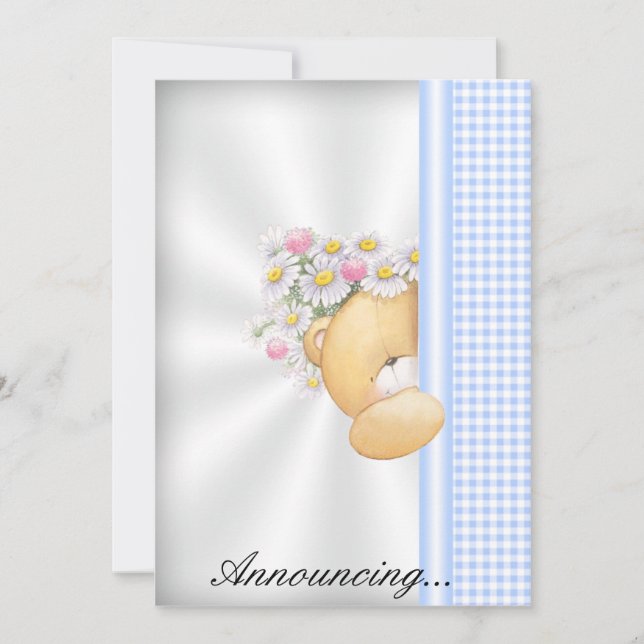 Invitation Faire-part bébé (Devant)