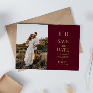 Invitation Faire part de date de mariage personnalisé avec mo