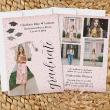 Invitation Faire-part de diplômes modernes | Photo