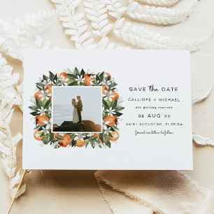 Invitation Faire part de mariage à l'aquarelle botanique d'or