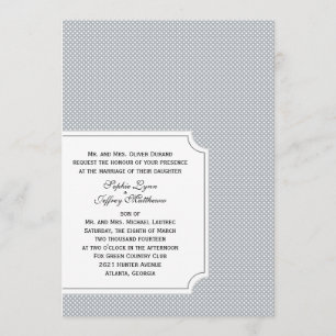 Invitation {faire-part de mariage de contemporain}