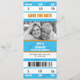 Invitation Faire part de mariage/épargne à ce jour sur le thè