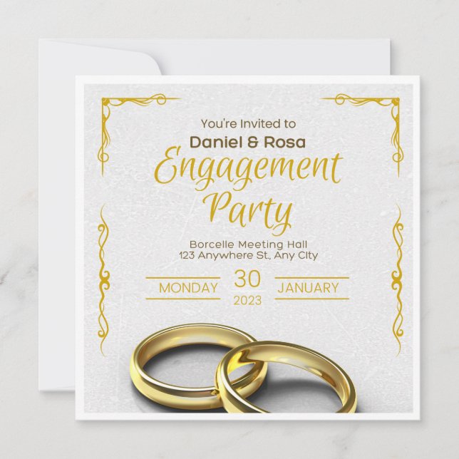 Invitation faire part de mariage Save The Dates (Devant)