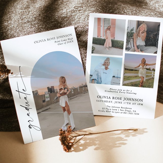Invitation Faire-part | Graduation Party (Créateur téléchargé)