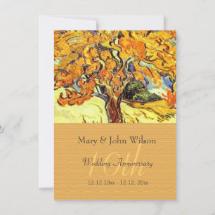Invitation Faire-parts de l'anniversaire de mariage de L'Arbr