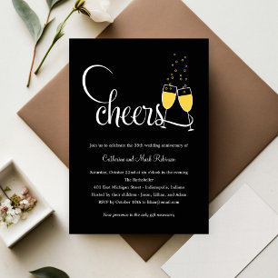 Invitation Faire sauter le champagne pour l'anniversaire de m