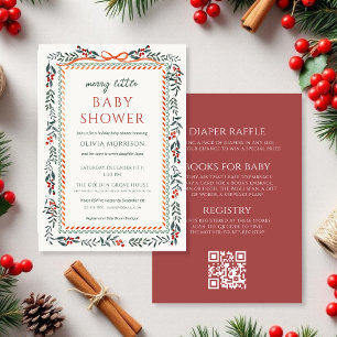 Invitation Faire tout en un joyeux petit bébé Shower Arc Roug