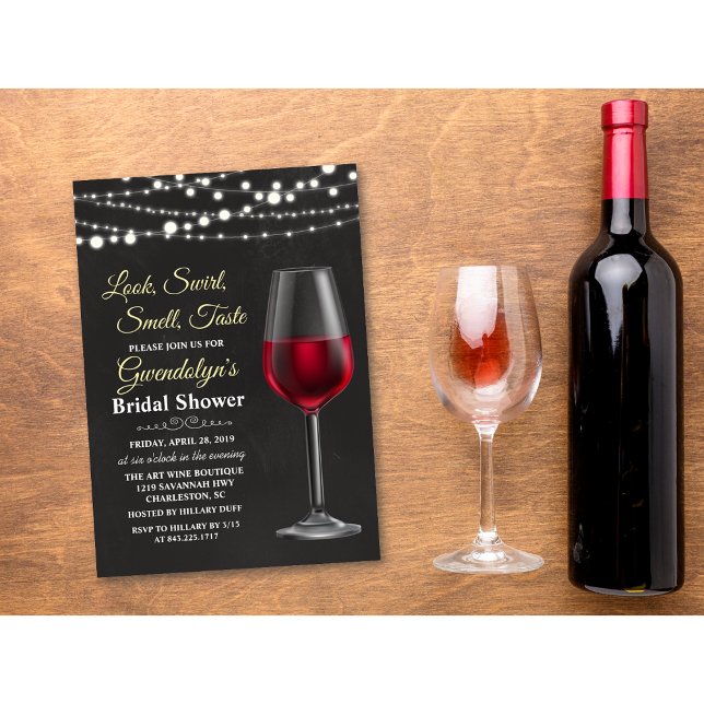 Invitation Faireparts de Réception de Mariage avec Guirlande  (Créateur téléchargé)