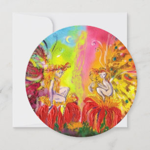 Invitation FAIRES DU JOUR, Étincelles Bleues Magiques