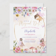 Invitation Fairy Birthday