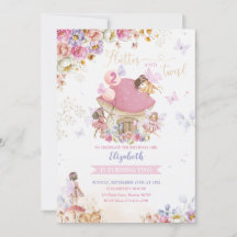 Invitation Fairy Birthday