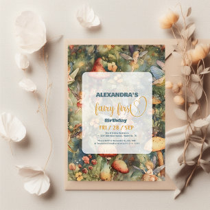 Invitation Fairy First Girl's 1st Birthday