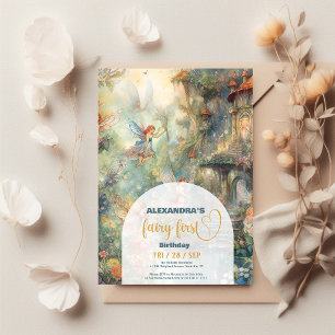 Invitation Fairy First Girl's 1st Birthday