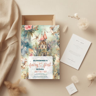 Invitation Fairy First Girl's 1st Birthday