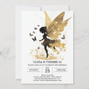 Invitation Fairy Garden Adventure Anniversaire