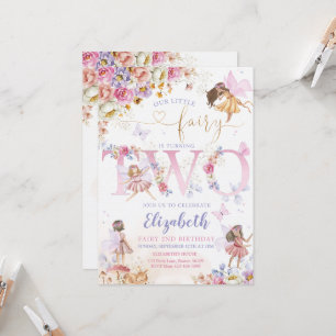 Invitation Fairy Garden Anniversaire Fairy Forest