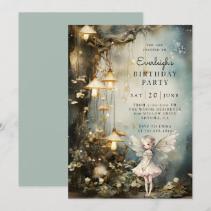 Invitation Fairy Girl's Birthday Party