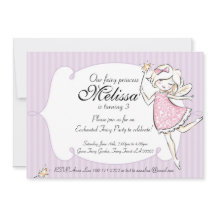 Invitation Fairy Princess Enchanted