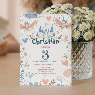 Invitation Fairy tale Anniversaire de enfant party
