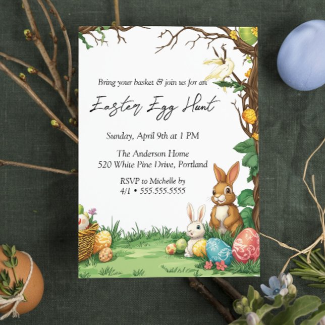 Invitation Fairy Tale Chasse aux oeufs de Pâques (Créateur téléchargé)