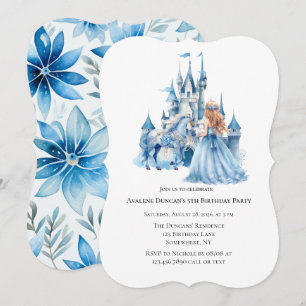 Invitation Fairy Tale Princess Castle Girl Birthday Party