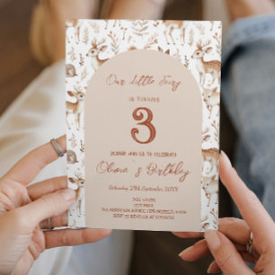 Invitation Fairy Tale simple Anniversaire de enfant