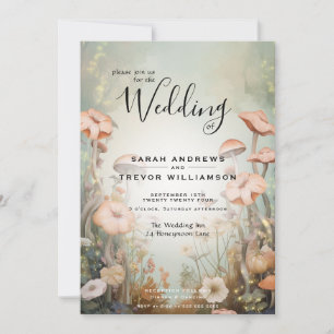 Invitation Fairy Tale Woodland Fairycore Romance