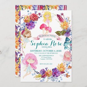 Invitation Fairy Theme Party