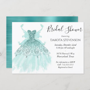 Invitation Fairy Wing Mint Gown   Luxe Pearl Green Aqua Sheen
