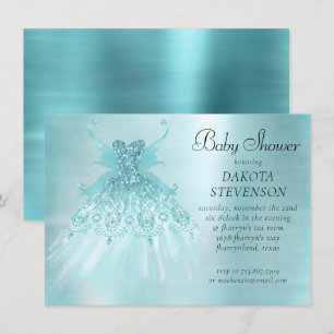 Invitation Fairy Wing Mint Gown   Luxe Pearl Green Aqua Sheen