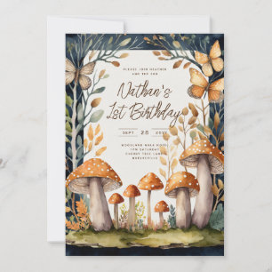 INVITATION FAIRYCORE NATURE BABYSHOWER 1ER ANNIVERSAIRE TOUT 