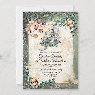 Invitation Fairytale Dragon Mariage