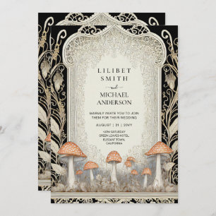 Invitation Fairytale Mariage Fairycore Mushrooms Forest