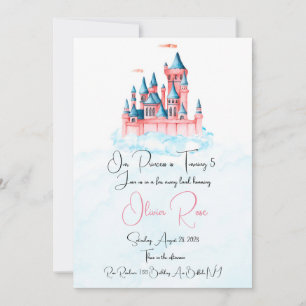 Invitation Fairytale Princess Castle