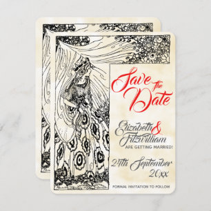 Invitation Fairytale Princess Wedding Enregistrer La Date