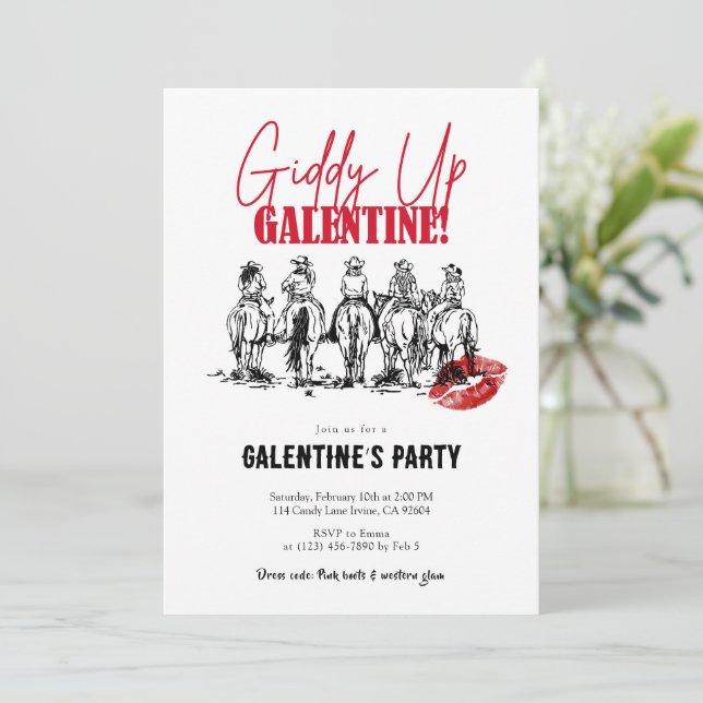 Invitation Fais Galoper la Galentine ! (Debout devant)
