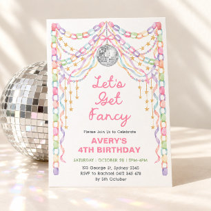 Invitation Faisons dans le raffiné : Fête d'anniversaire fill
