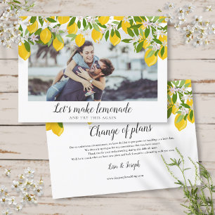 Invitation Faisons de la limonade Changez la date Photo