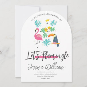 Invitation Faisons Flamingle ! Fête de Remise de Cadeaux de M
