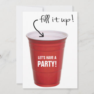 Invitation Faisons la fête à la Coupe de la Booze