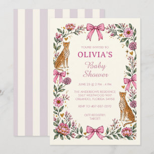 Invitation Faisons la fête - Enterrement de vie de jeune fill