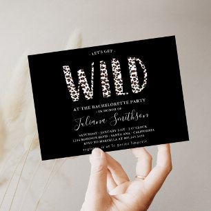 Invitation Faisons la fête pour l'enterrement de vie de jeune