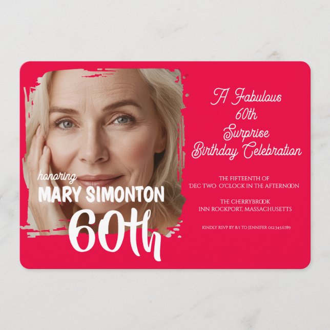 Invitation Faisons la fête ! Une magnifique célébration surpr (Devant)