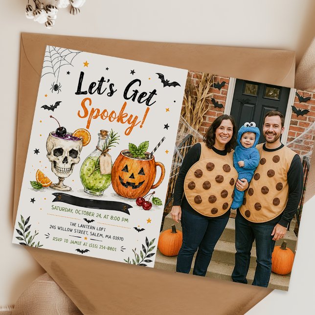 Invitation Faisons-nous une Halloween épouvantable Photo de f (Créateur téléchargé)