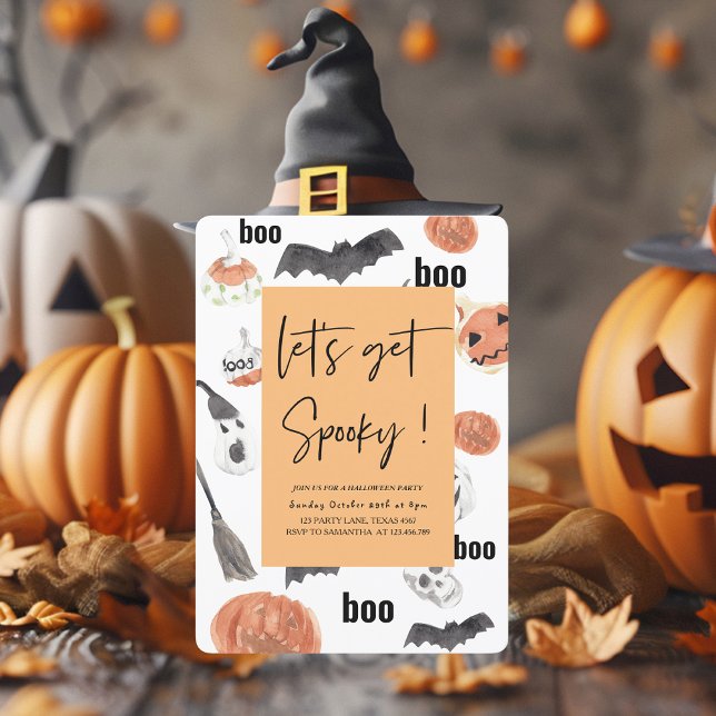 Invitation Faisons peur | Fête d'Halloween | (Créateur téléchargé)