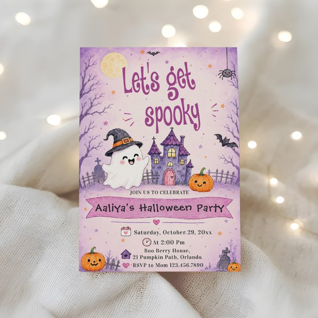 Invitation Faisons peur - Soirée Halloween (Créateur téléchargé)