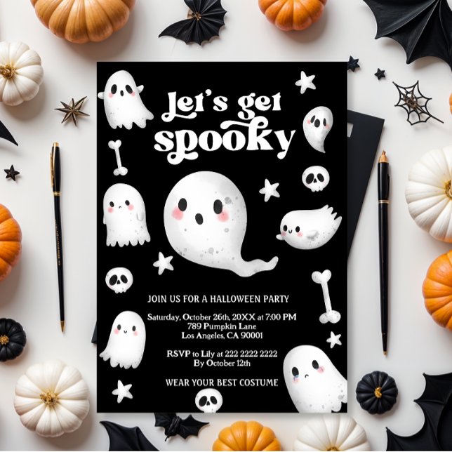 Invitation Faisons peur, soirée Halloween (Créateur téléchargé)