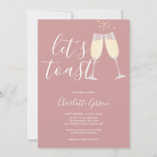 Invitation Faisons sauter la Mariée Dusty Rose Rose QR Code